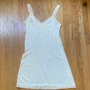 Ivory Lace Trim Chemise